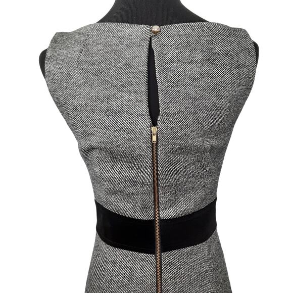 Vintage 60s Milly of New York Shift Dress Wool Silk Tweed Mini Sheath Belted - Picture 5 of 14
